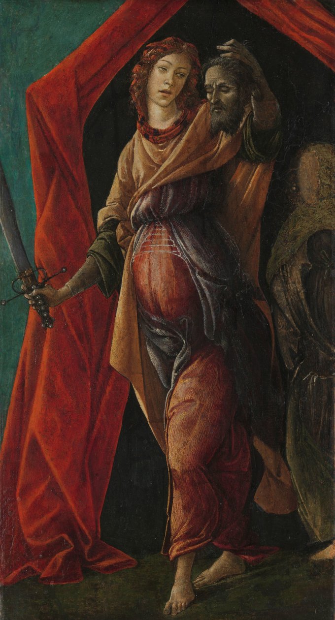 Judith Holofernesin pään kanssa tekijältä Sandro Botticelli