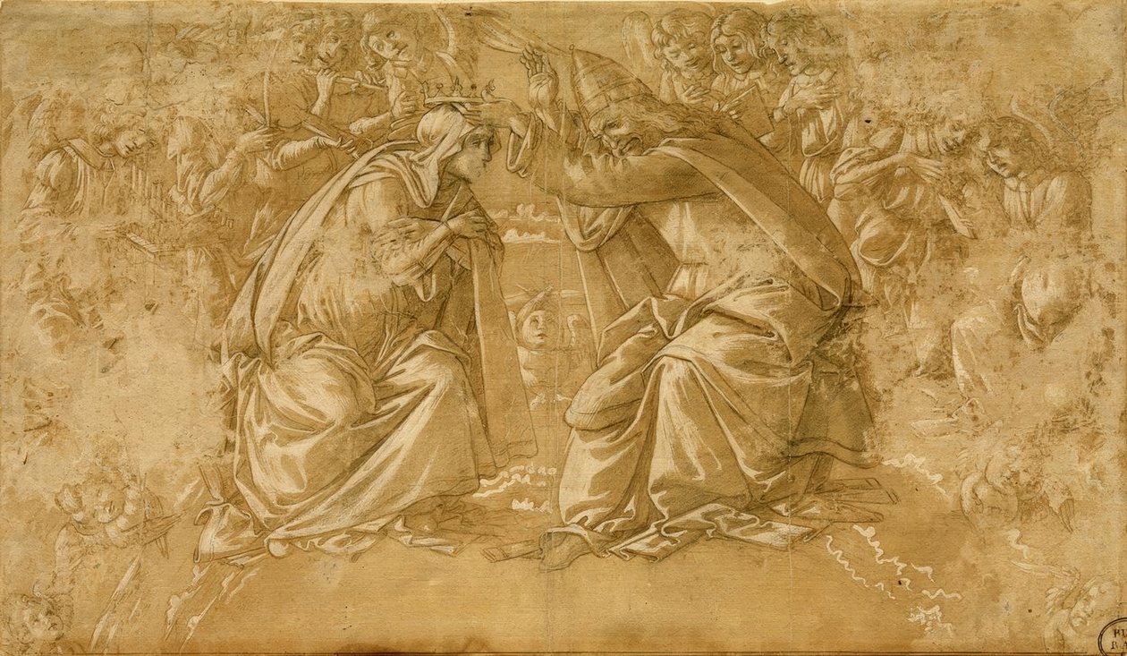 Marian kruunaus tekijältä Sandro Botticelli