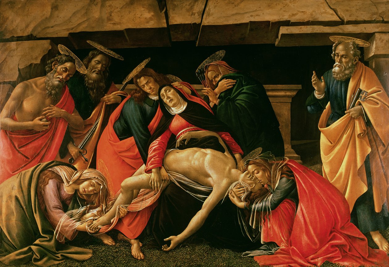 Valitus Kuolleesta Kristuksesta tekijältä Sandro Botticelli