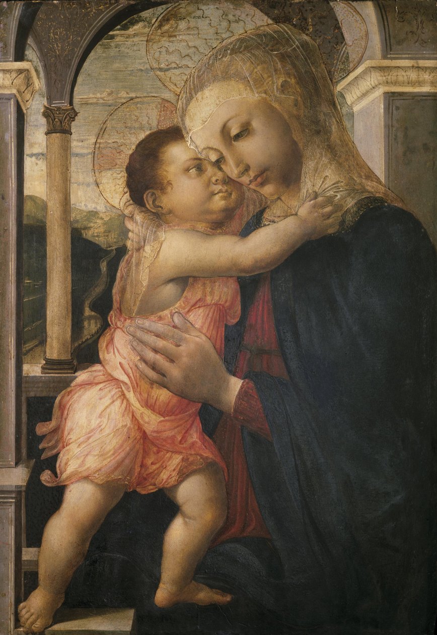 Madonna ja lapsi, noin 1466-1467 tekijältä Sandro Botticelli