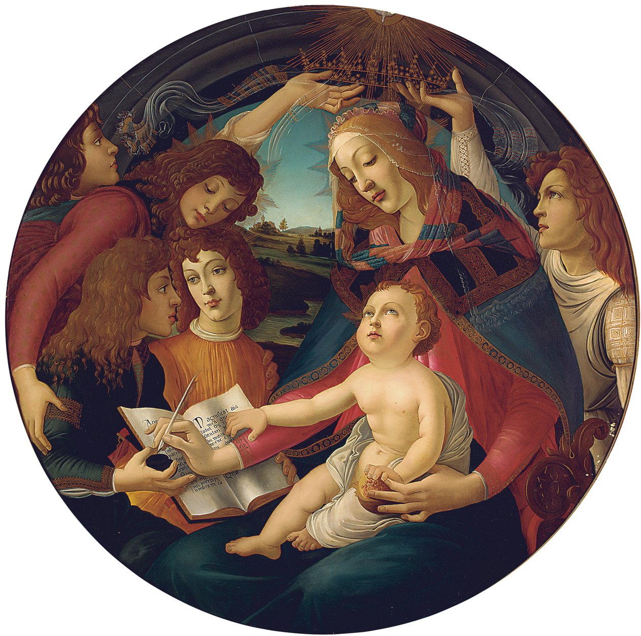 Madonna Magnificatista tekijältä Sandro Botticelli