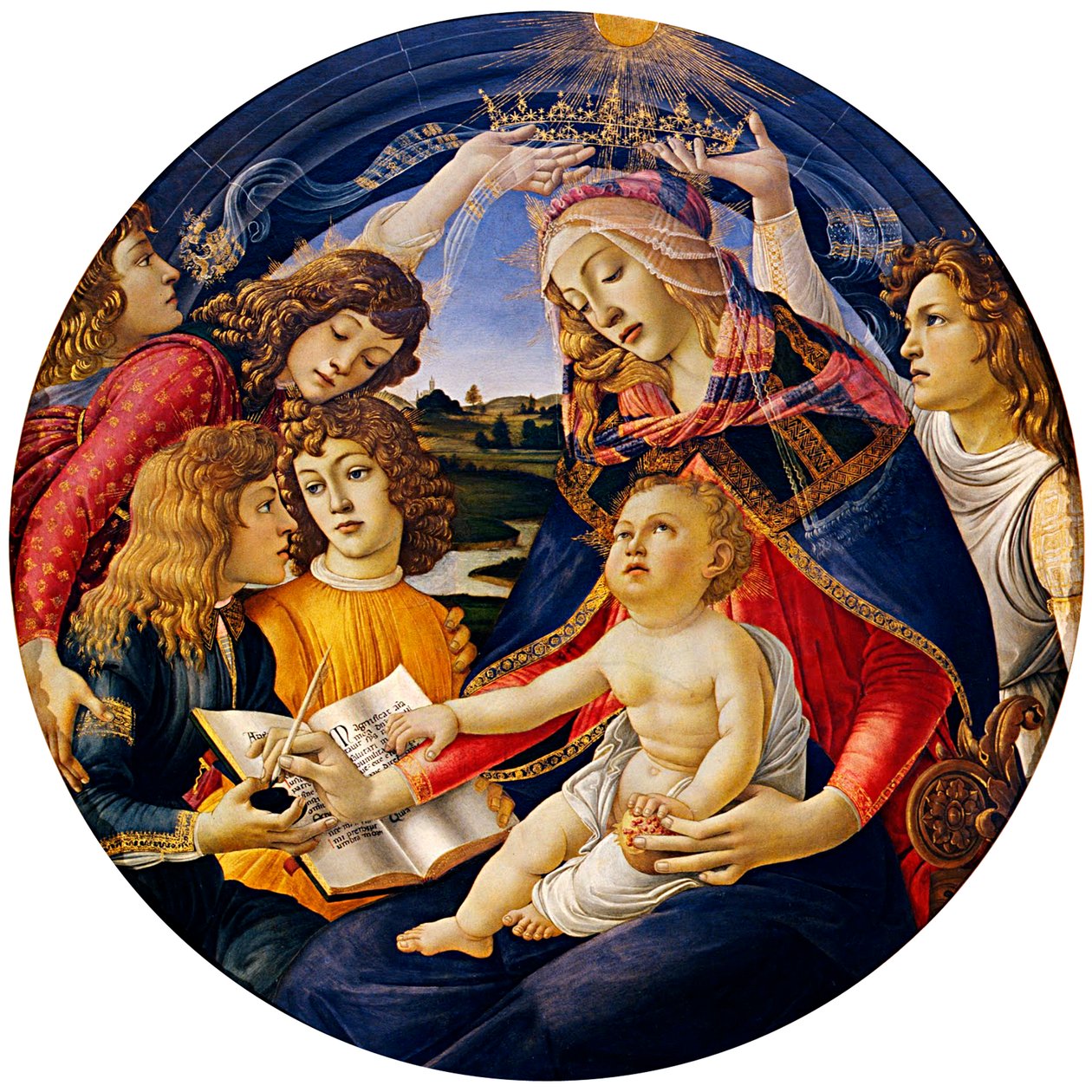 Madonna Magnificatista, 1483 tekijältä Sandro Botticelli