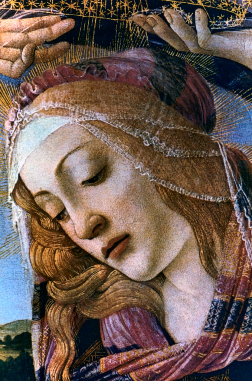 Madonna of the Magnificat -yksityiskohta, 1482 tekijältä Sandro Botticelli