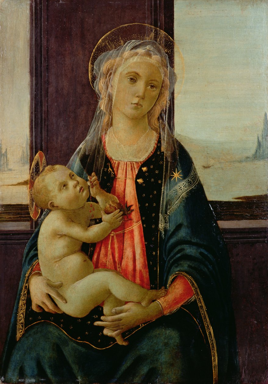 Meren Madonna tekijältä Sandro Botticelli