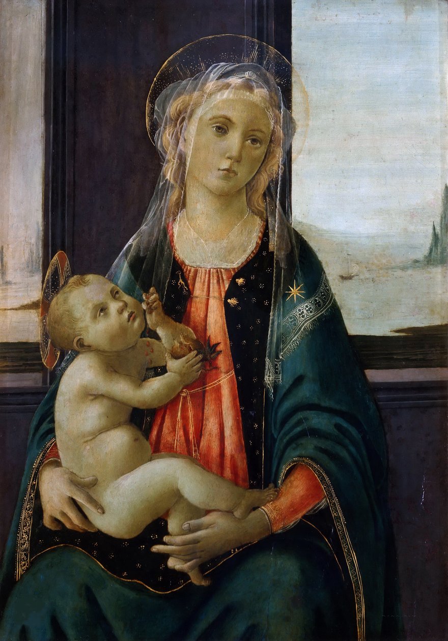 Meren Madonna Madonna del Mare, noin 1477. tekijältä Sandro Botticelli