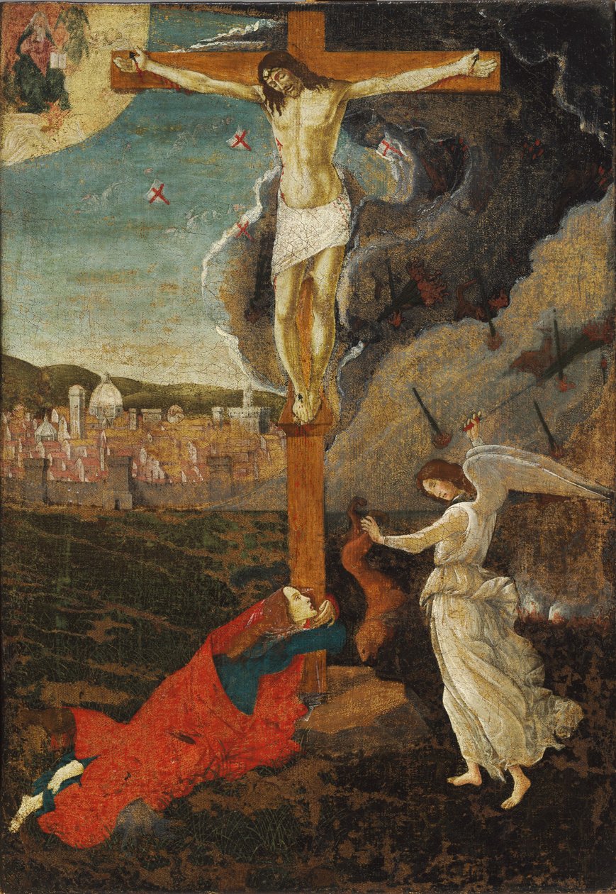 Mystinen ristiinnaulitseminen tekijältä Sandro Botticelli