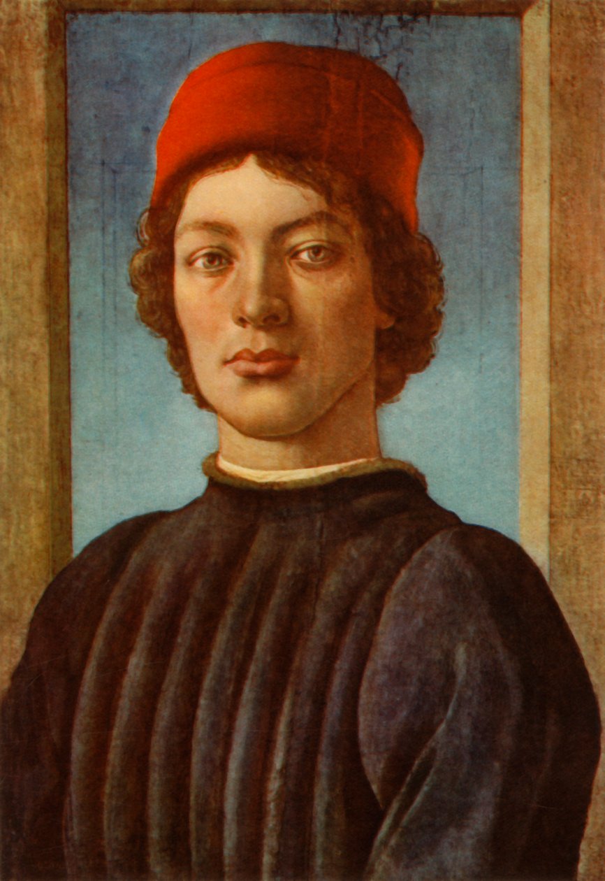 Nuoren muotokuva, c1485, 1937. tekijältä Sandro Botticelli