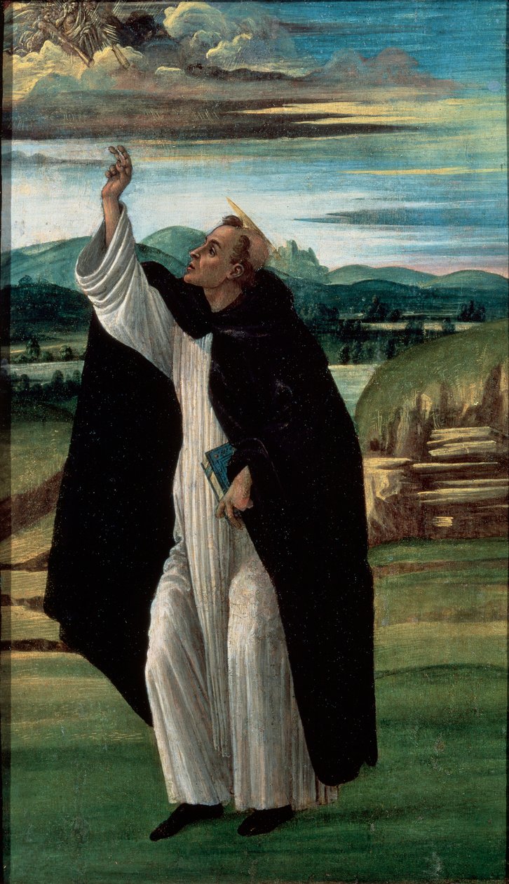 Pyhä Dominic, 1490-luku tekijältä Sandro Botticelli