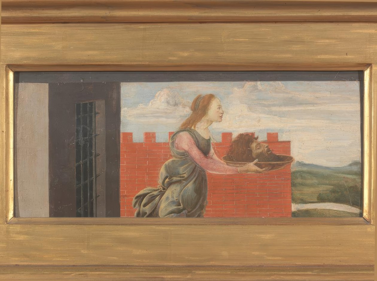 Salome Johannes Kastajan pään kanssa tekijältä Sandro Botticelli