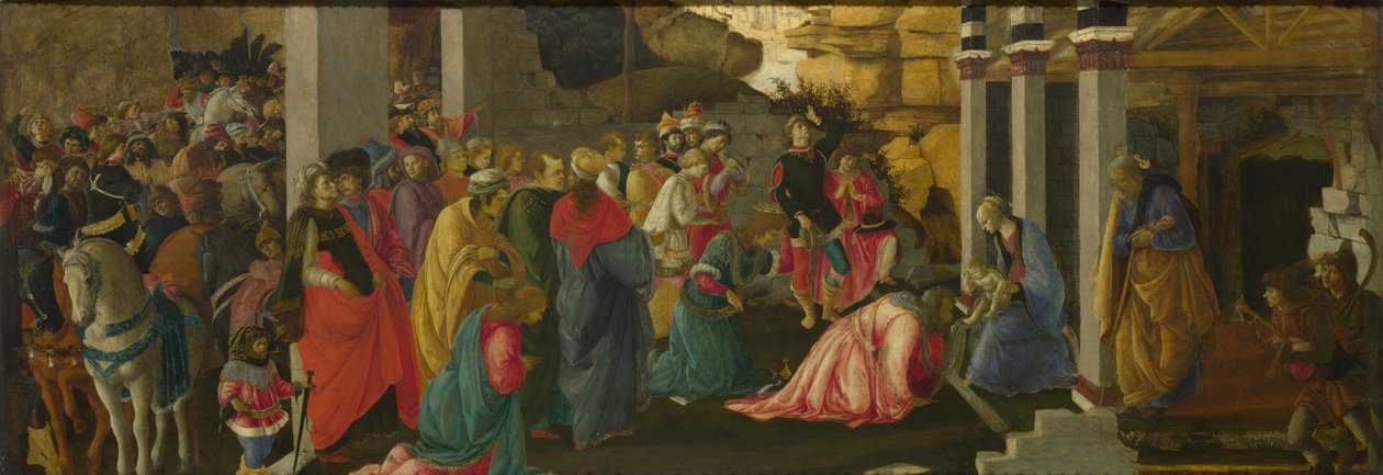 Kuninkaiden palvonta, noin 1470 tekijältä Sandro Botticelli