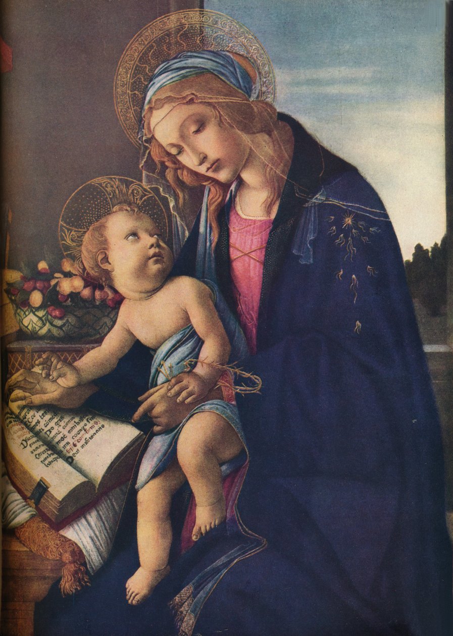 Neitsyt ja lapsi, c1480, 1936 tekijältä Sandro Botticelli