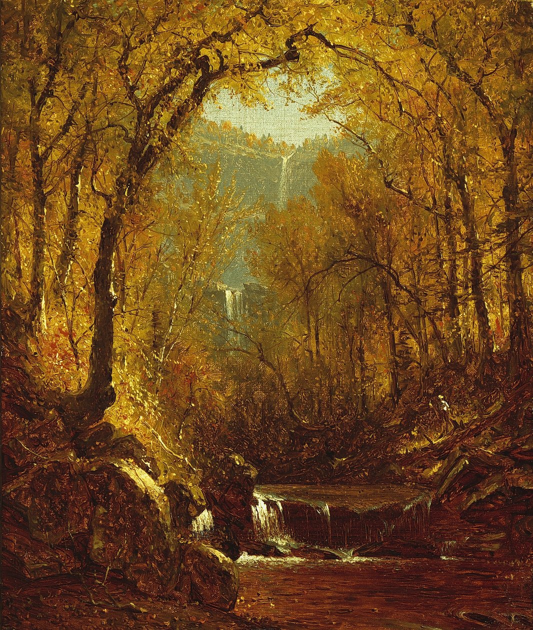 Kaaterskill Falls, 1871 tekijältä Sanford Robinson Gifford