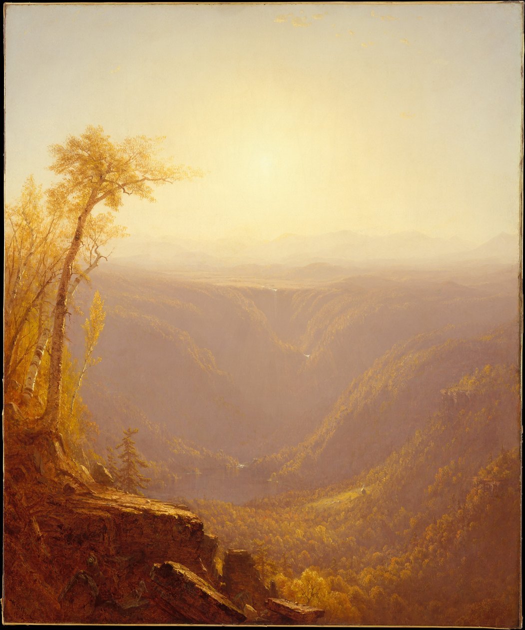 Rotko vuoristossa (Kauterskill Clove) tekijältä Sanford Robinson Gifford