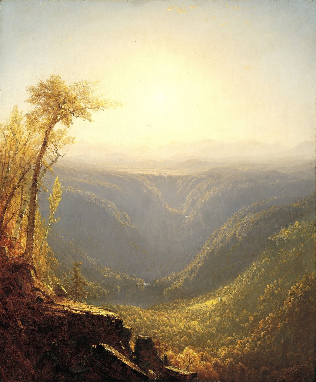 Vuoriston rotko (Kauterskill Clove), 1862 tekijältä Sanford Robinson Gifford