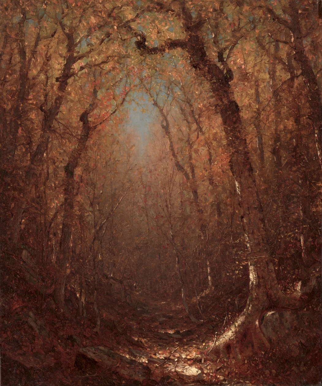 Syksy, metsäpolku tekijältä Sanford Robinson Gifford