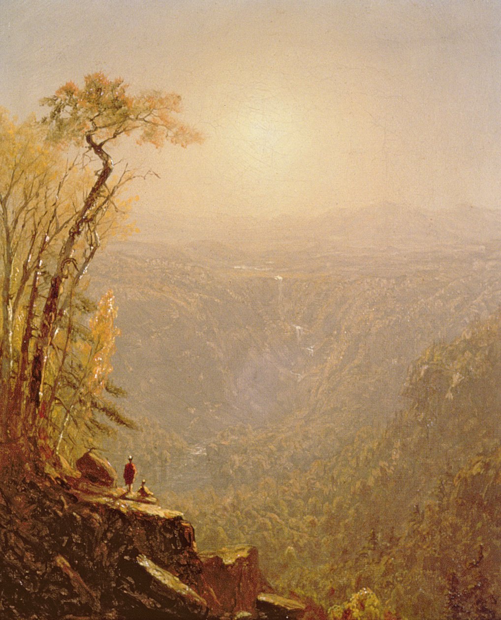 Kauterskill Clove, Catskillsissä. tekijältä Sanford Robinson Gifford