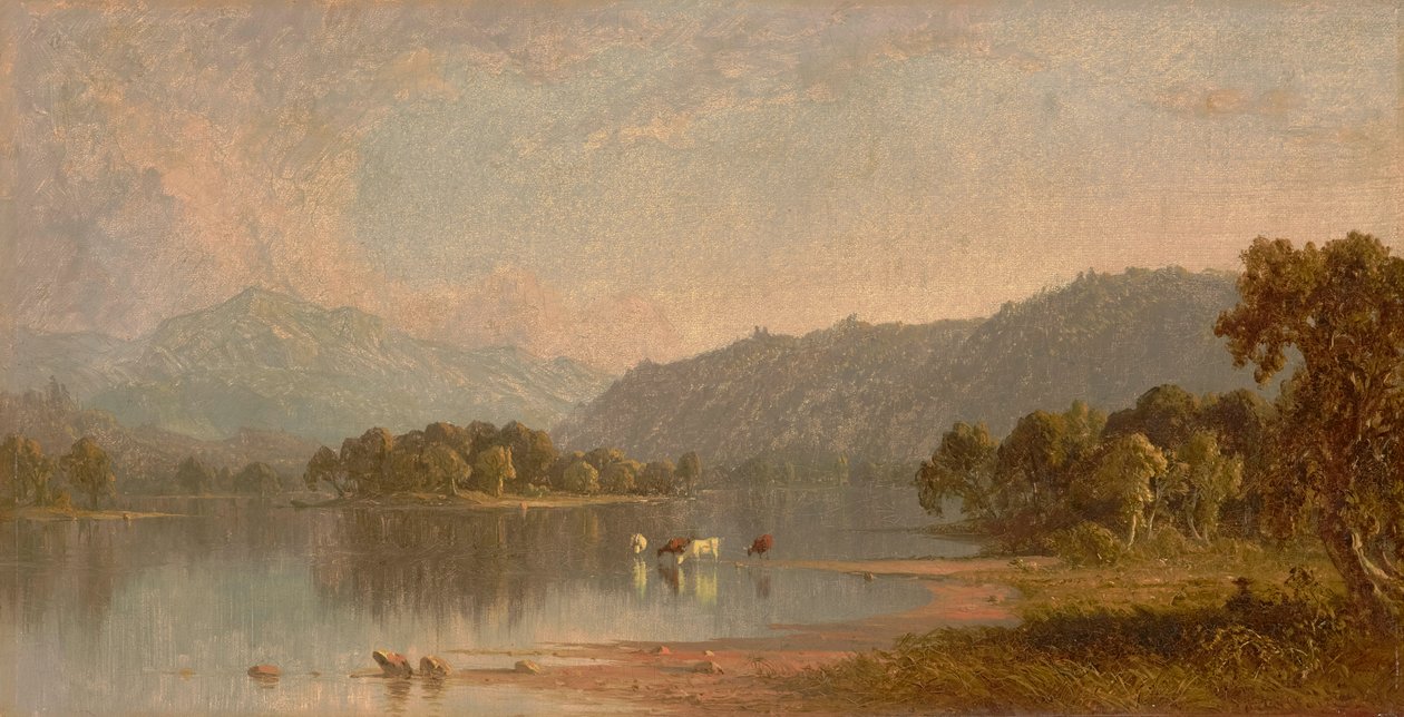 Mount Washington Sacojoelta 1858 (Öljy kankaalle) tekijältä Sanford Robinson Gifford