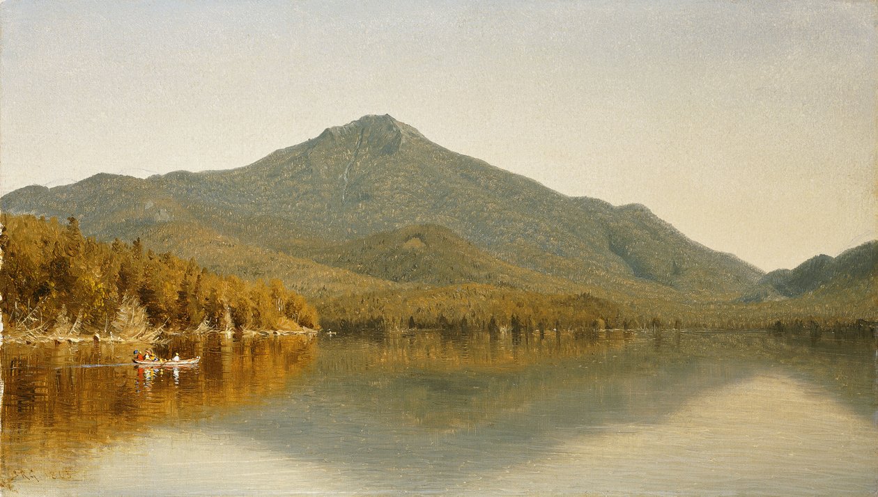 Mount Whiteface Lake Placidista, Adirondacksista, 1863 tekijältä Sanford Robinson Gifford