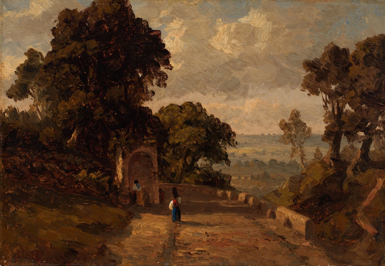 Lähellä Ariccia, Italia tekijältä Sanford Robinson Gifford