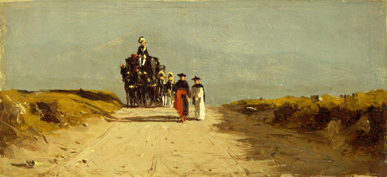 Roomalaisella Campagnalla (öljy kankaalle asetettu paneeliin) tekijältä Sanford Robinson Gifford