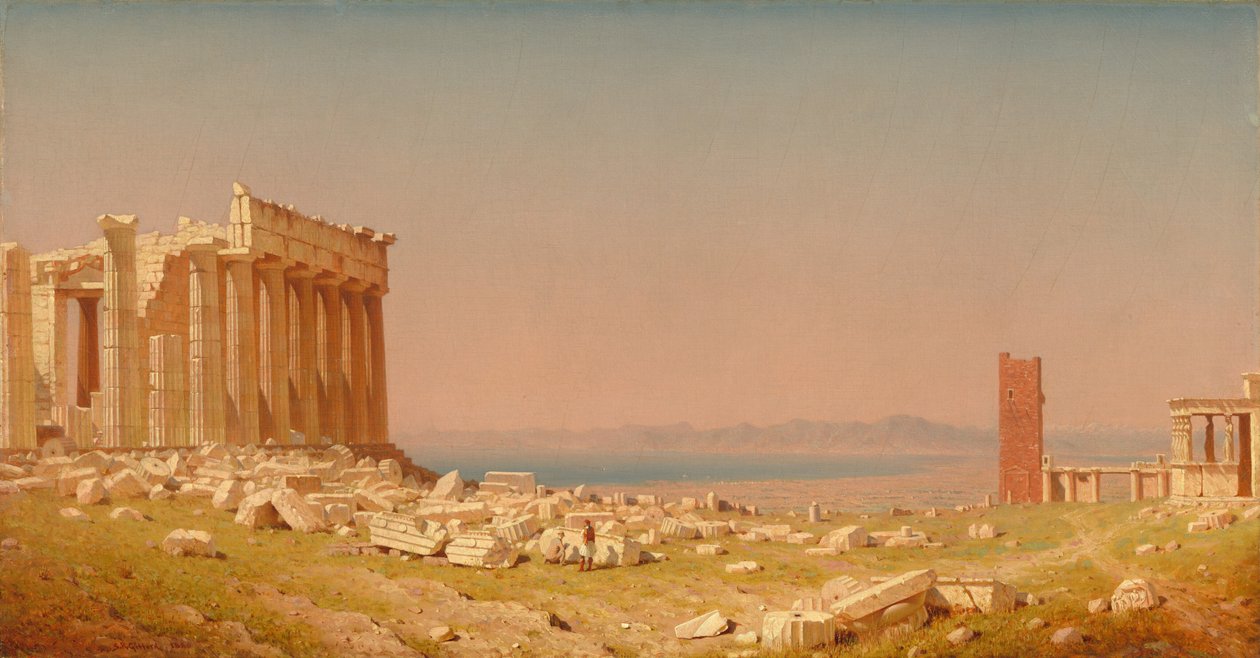 Parthenonin rauniot tekijältä Sanford Robinson Gifford