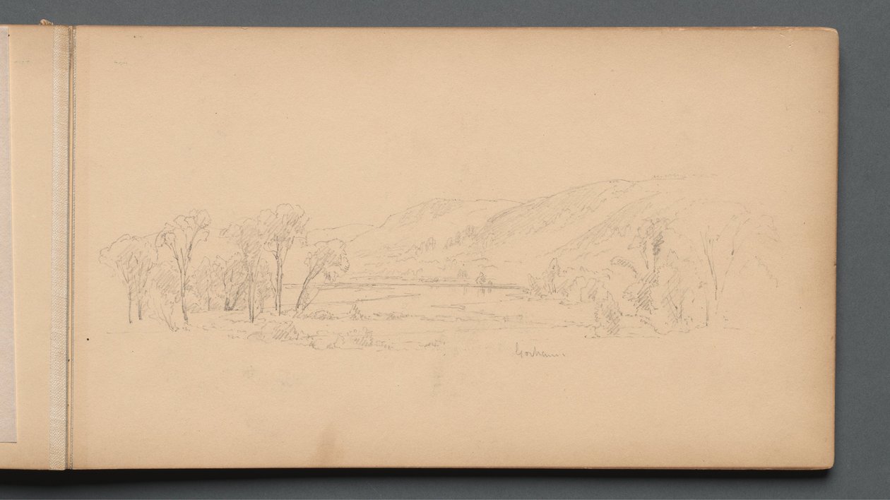 Luonnoslehti, sivu 06: "Gorham" (Maine) tekijältä Sanford Robinson Gifford