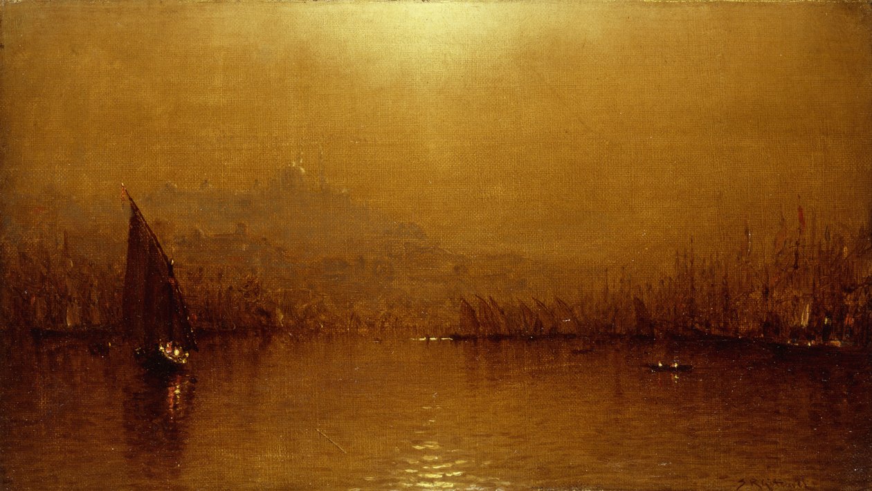 Kultainen sarvi, tekijältä Sanford Robinson Gifford