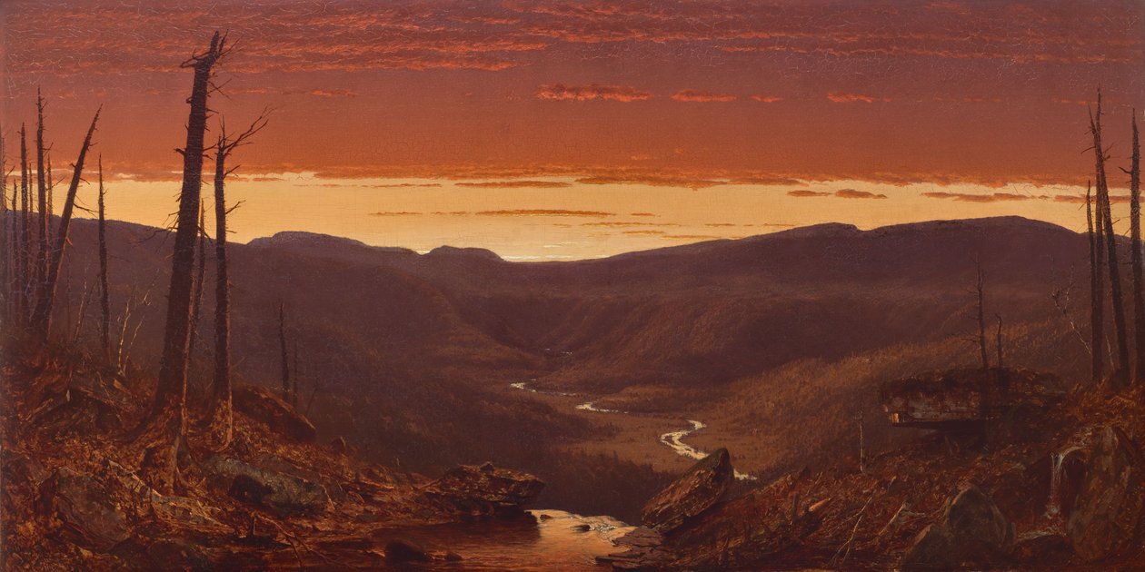 Hämärä Catskillvuorilla tekijältä Sanford Robinson Gifford