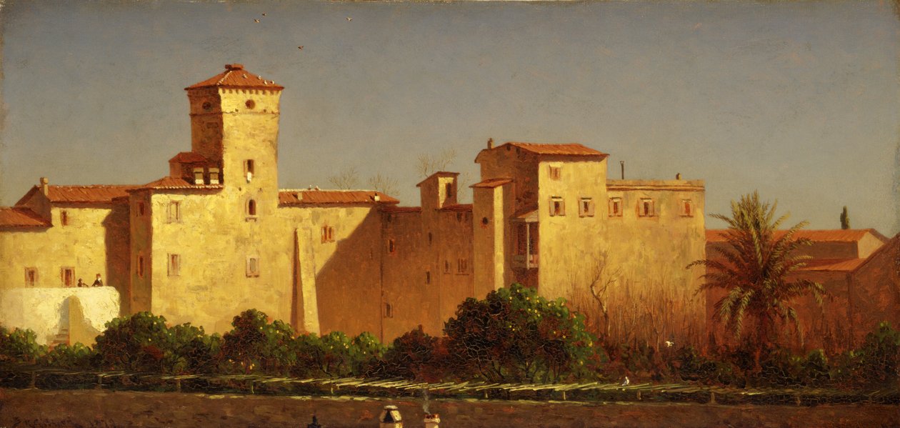 Villa Malta, Rooma, 1879. tekijältä Sanford Robinson Gifford
