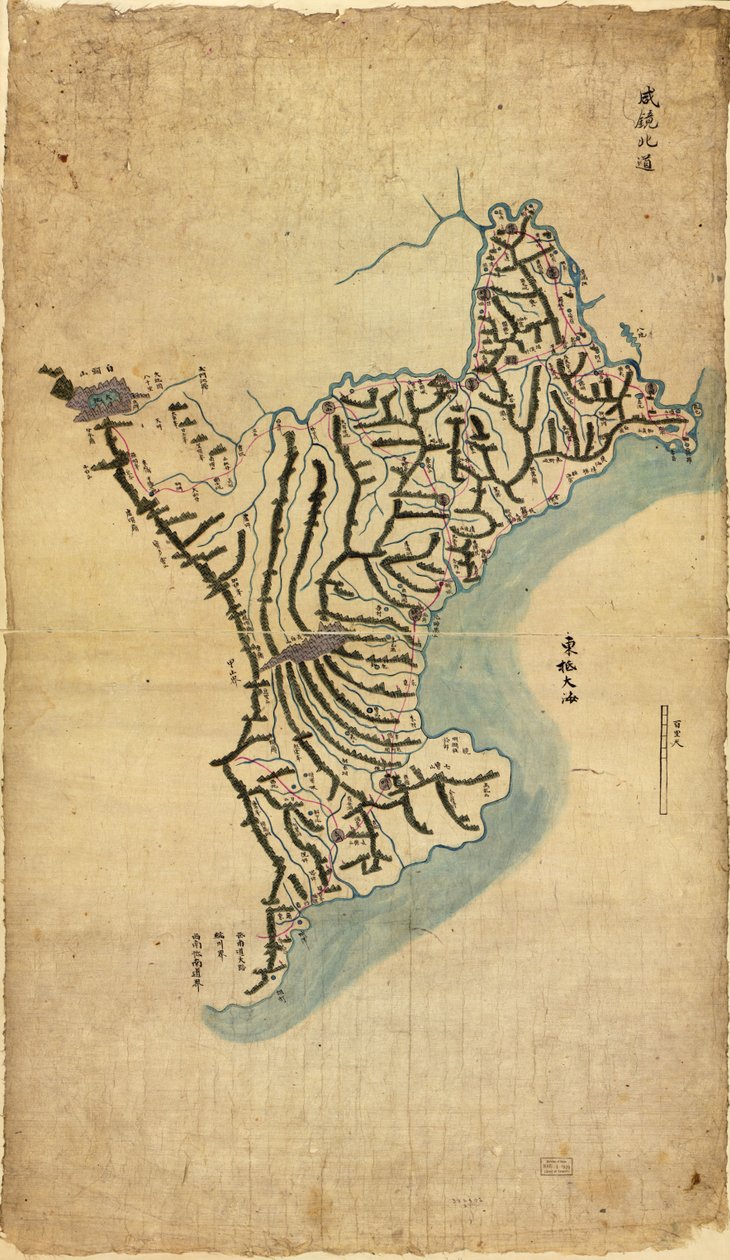 Chosŏn chido. LOC 83675009-4 tekijältä Sang Gi Chŏng