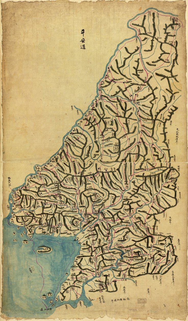 Chosŏn chido LOC 83675009-7 tekijältä Sang Gi Chŏng