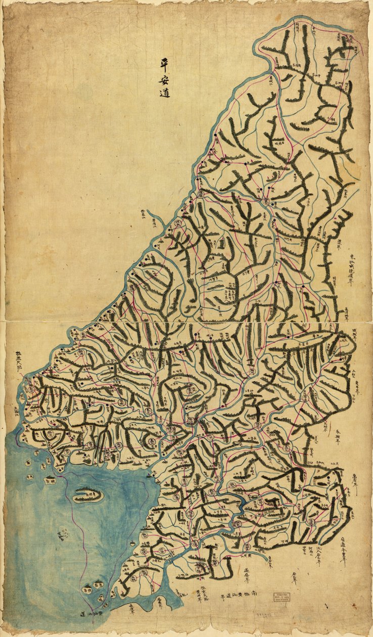 Chosŏn chido. LOC 83675009-7 tekijältä Sang Gi Chŏng