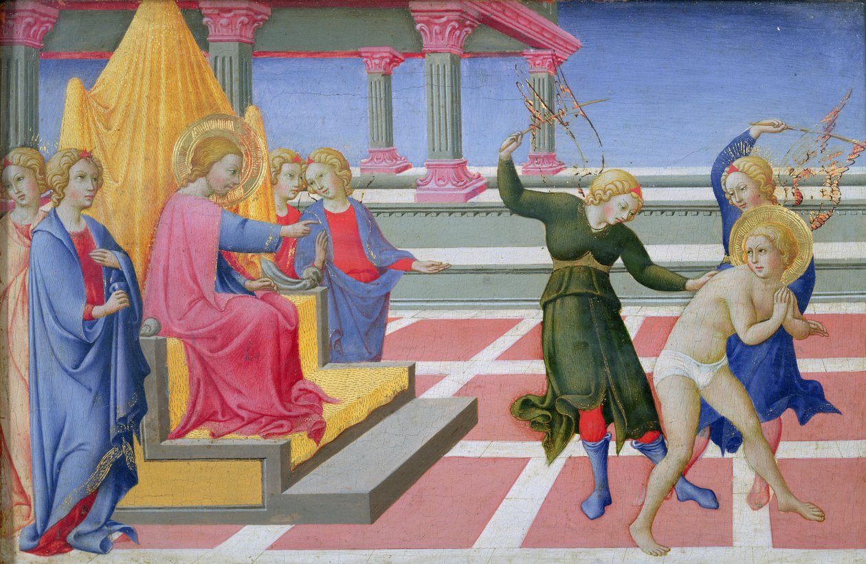 Pyhän Hieromuksen unelma, 1444 tekijältä Sano di Pietro