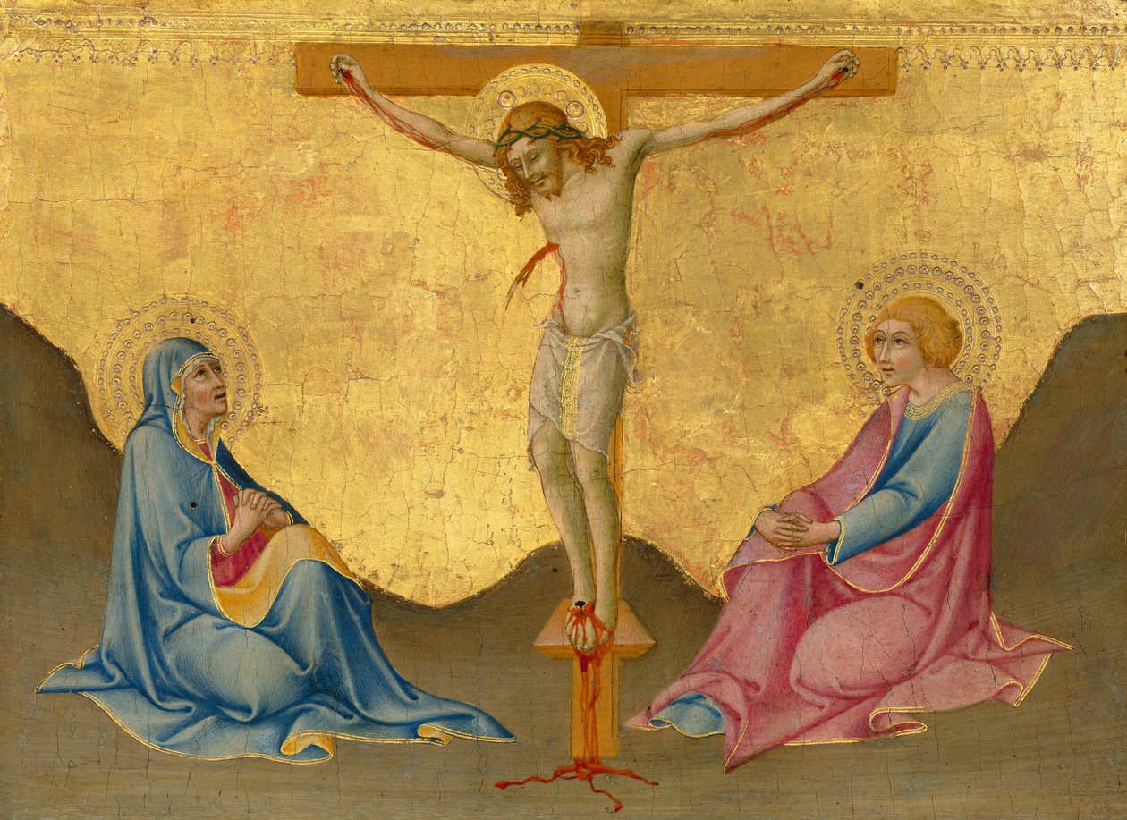 Ristiinnaulitseminen, n. 14451450. tekijältä Sano di Pietro