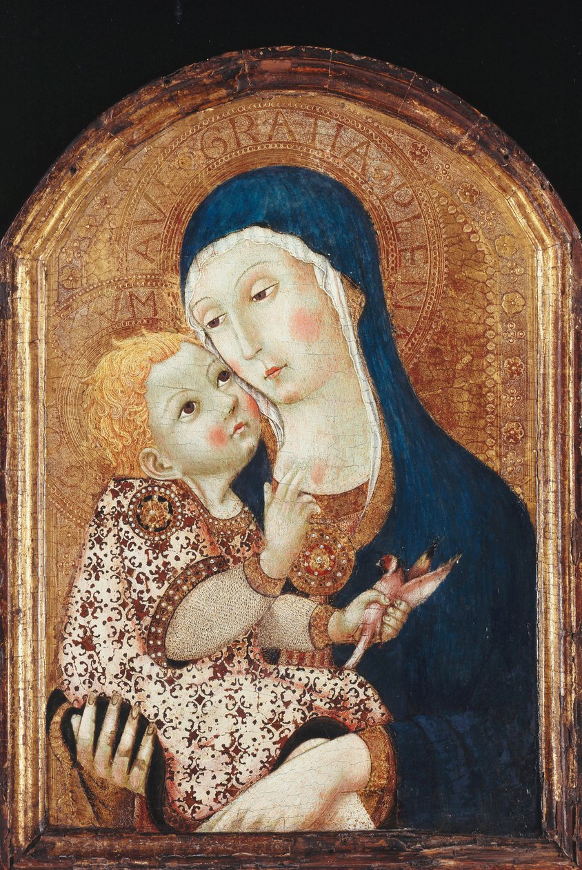 Madonna ja lapsi tekijältä Sano di Pietro