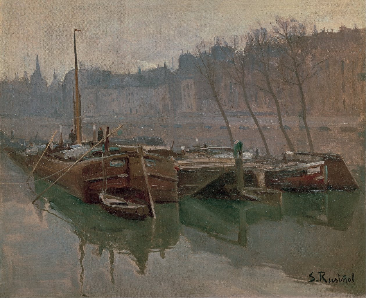 Veneitä Seineellä tekijältä Santiago Rusiñol