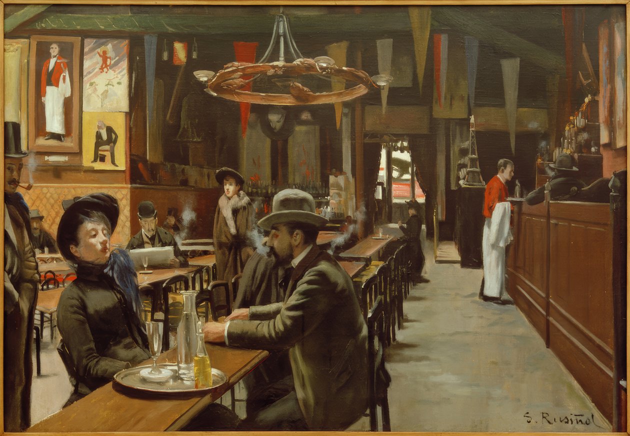 Café de Montmartre tekijältä Santiago Rusiñol