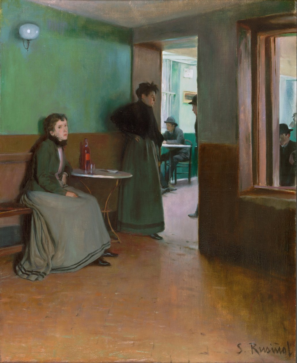 Kahvilan sisustus tekijältä Santiago Rusiñol