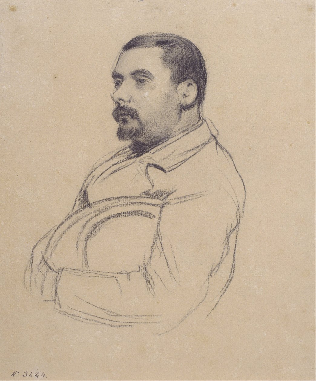 Miehen muotokuva tekijältä Santiago Rusiñol