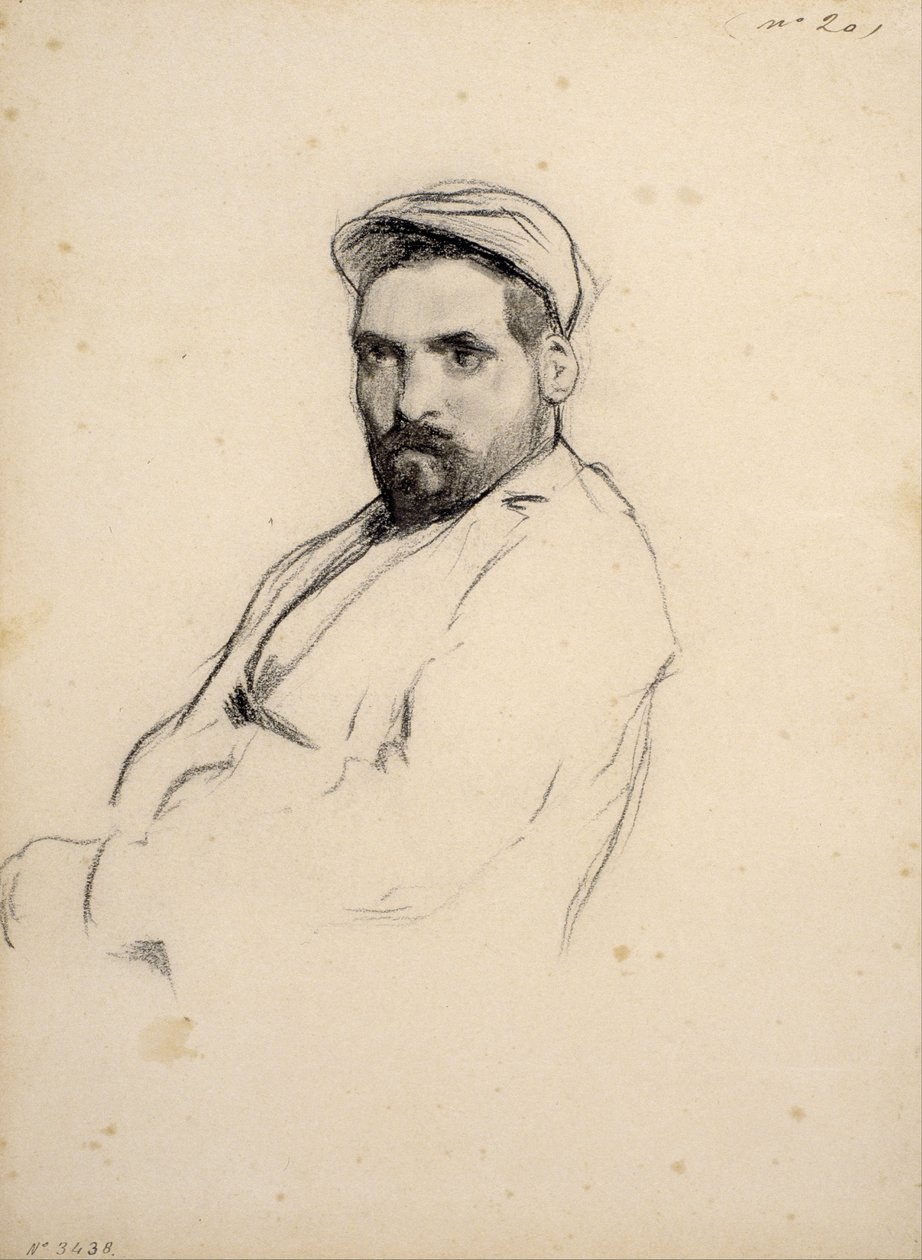 Miehen muotokuva tekijältä Santiago Rusiñol