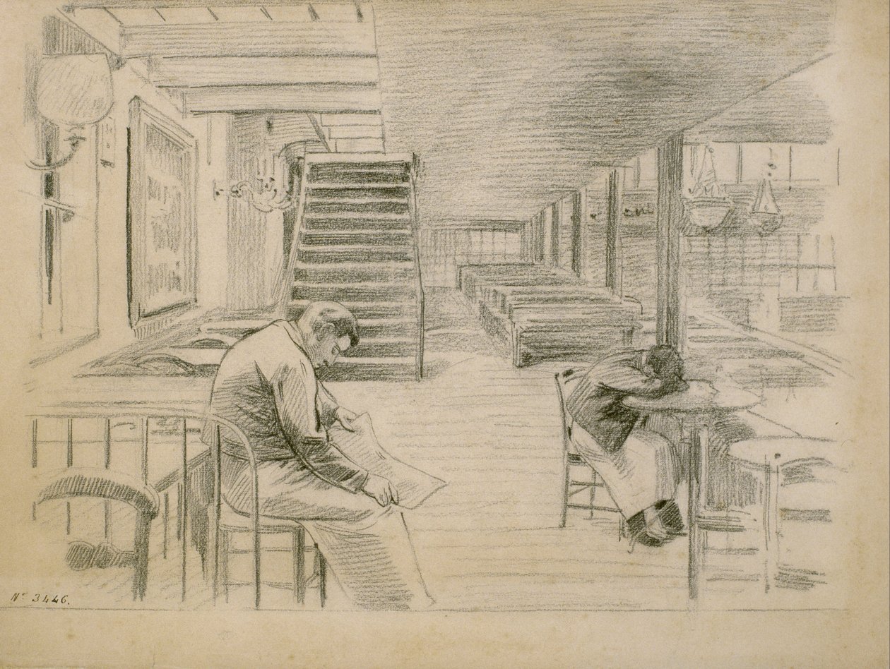 Asiakkaita odotellessa tekijältä Santiago Rusiñol