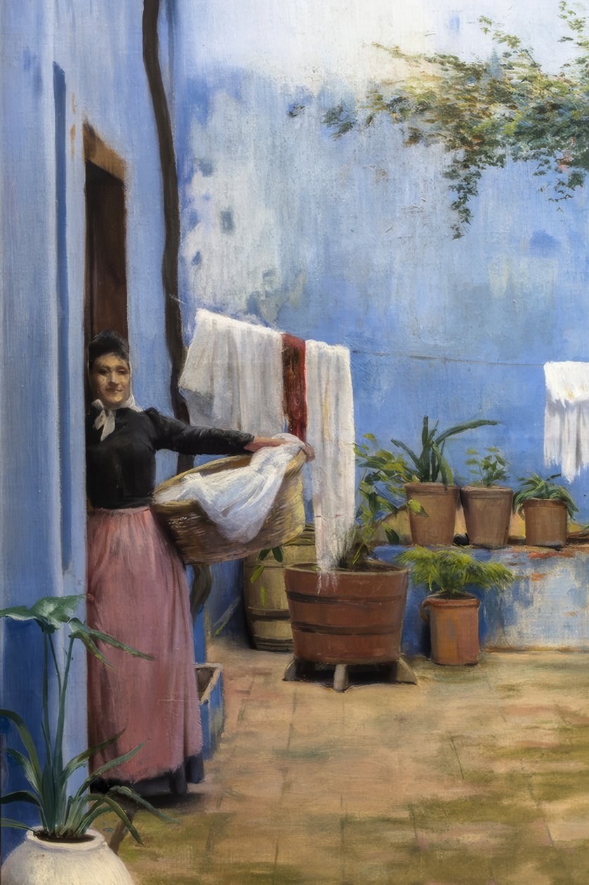 Sininen patio tekijältä Santiago Rusiñol