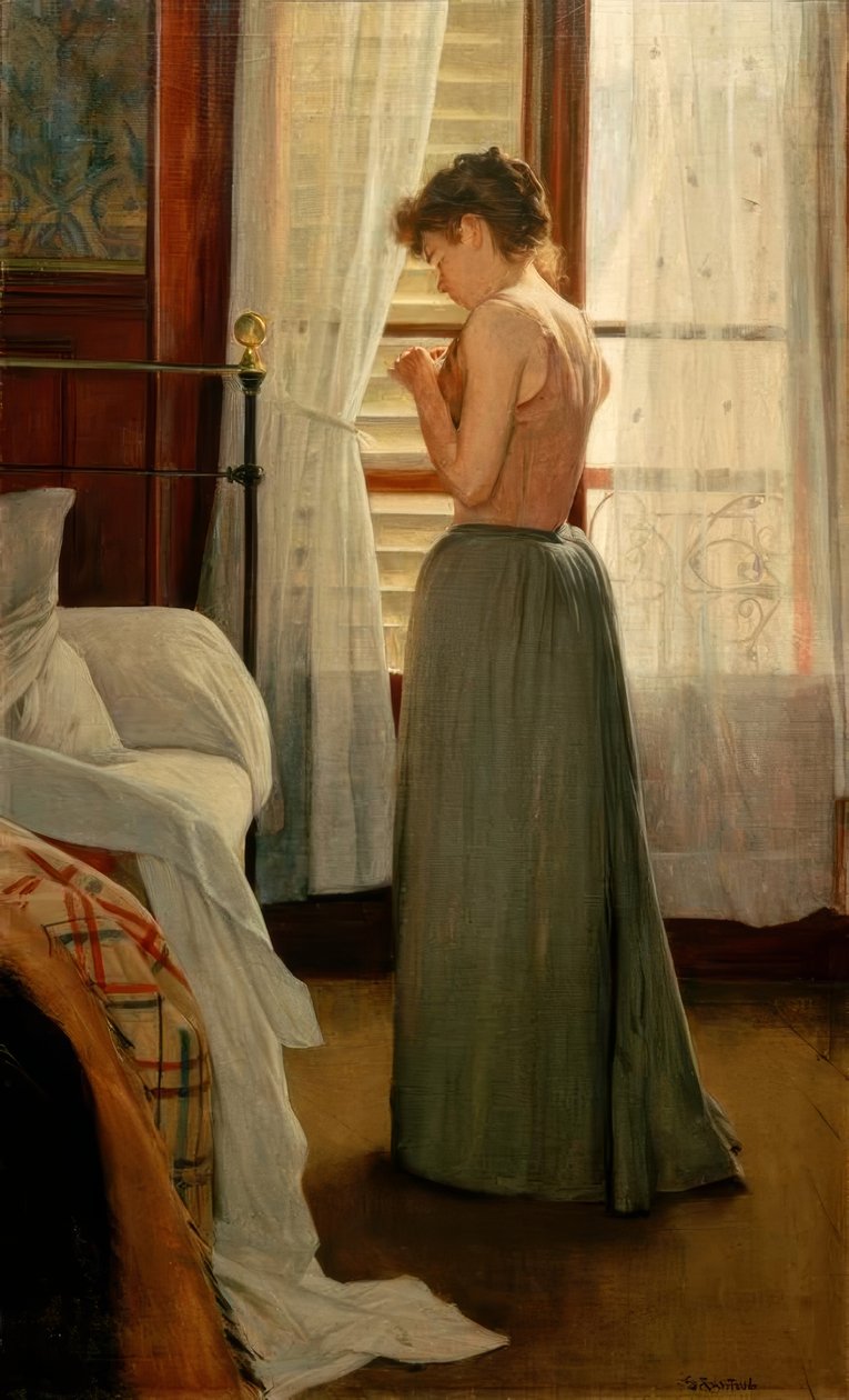 Sisustus vaimon kanssa tekijältä Santiago Rusiñol