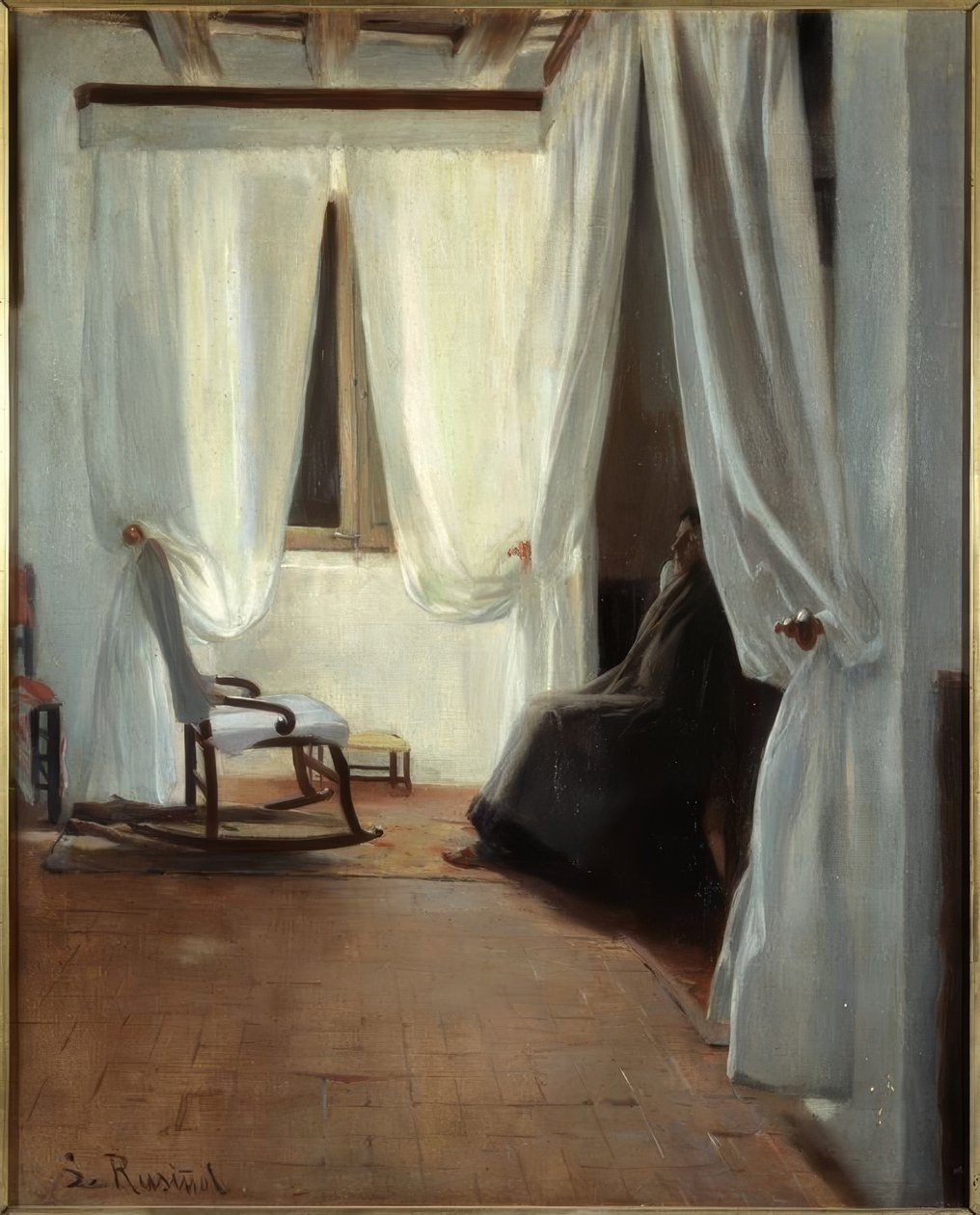 Sairas nainen tekijältä Santiago Rusiñol