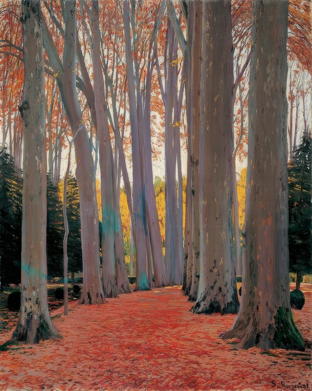 Platanenallee tekijältä Santiago Rusiñol