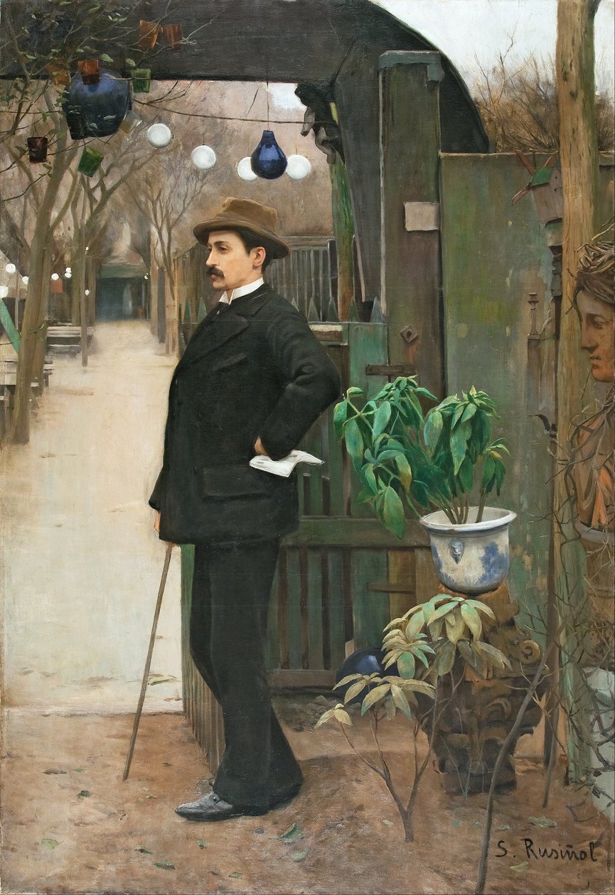 Miquel Utrillon muotokuva tekijältä Santiago Rusiñol