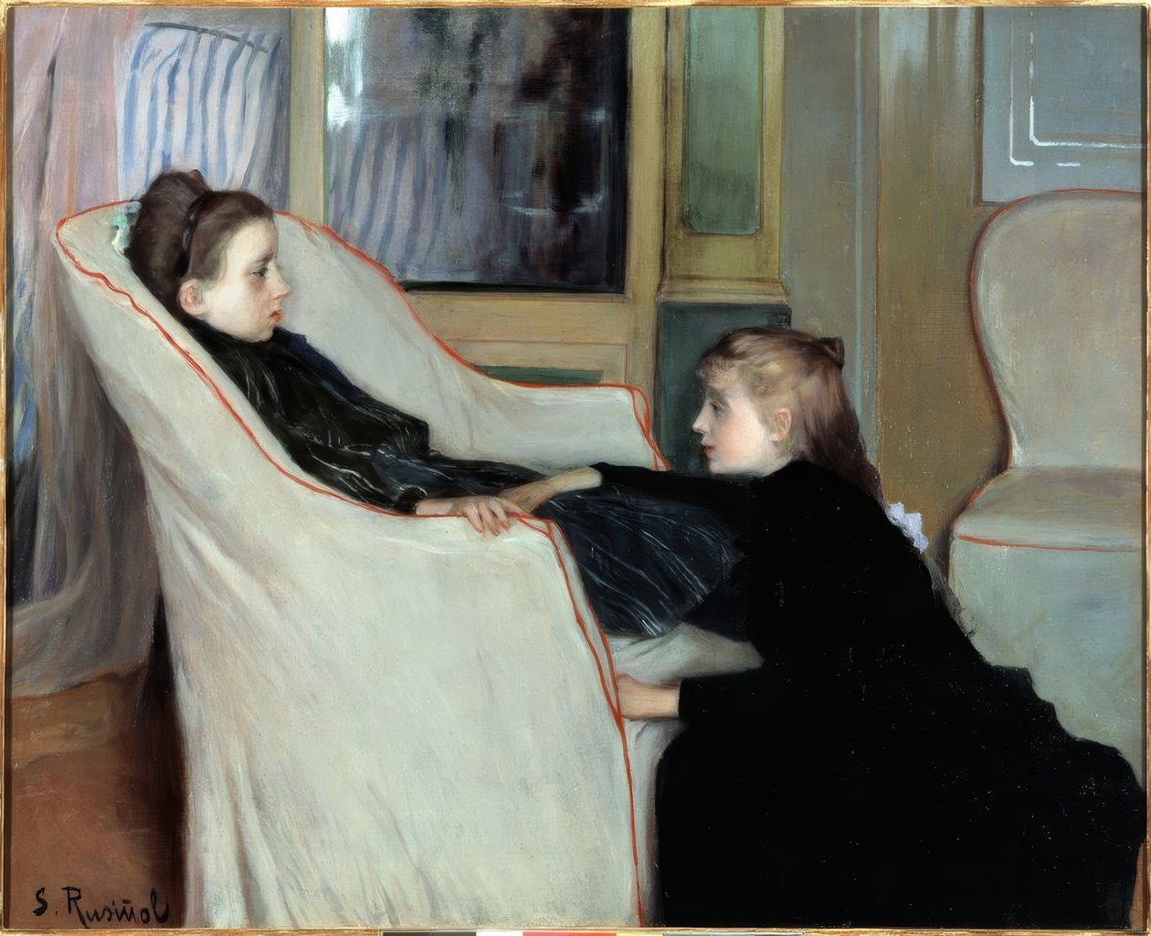 Toipilastyttö tekijältä Santiago Rusiñol
