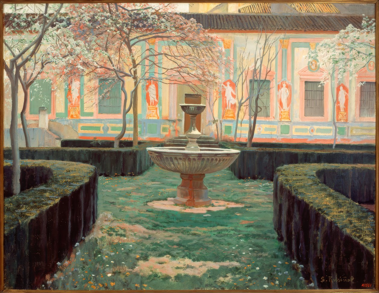 Hylätty puutarha tekijältä Santiago Rusiñol