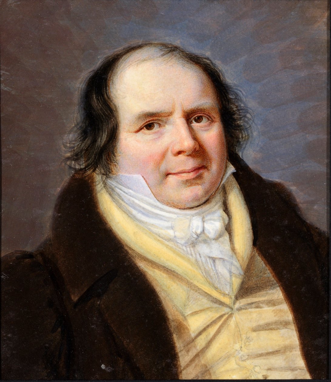 Muotokuva Genesis-porvariston korpulentista miehestä Santo Panario (1786-1871) Genes, Modernin taiteen galleria tekijältä Santo Panario
