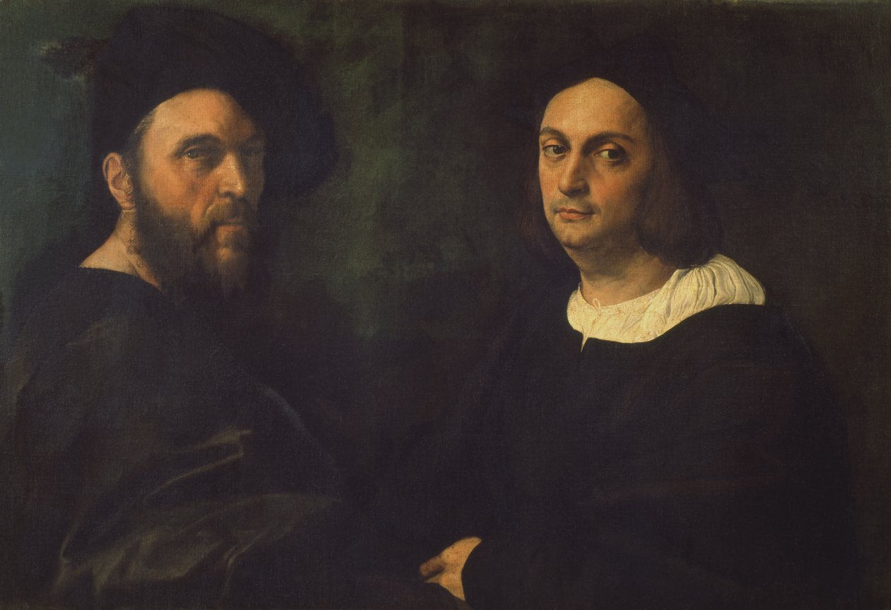 Kaksoismuotokuva, n. 1516 tekijältä Raffaello Sanzio Raphael
